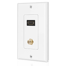 Pllakë muri HDMI dhe COAX